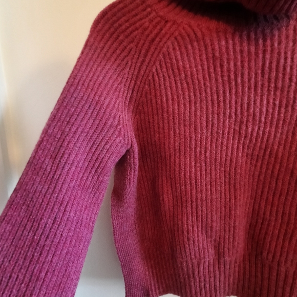 Aritzia Wilfred Free Tilberg Turtleneck Sweater in Heather Foulard - Picture 4 of 10